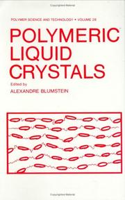 Cover of: Polymeric Liquid Crystals