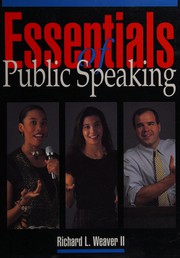 Cover of: Essentials of public speaking