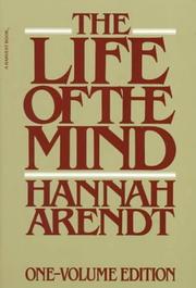 Cover of: The Life of the Mind (Combined 2 Volumes in 1)