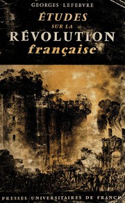 Cover of: Etudes sur la Révolution française