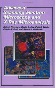 Cover of: Advanced scanning electron microscopy and X-ray microanalysis