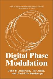 Cover of: Digital phase modulation | Anderson, John B.