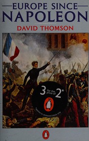 Cover of: Europe Since Napoleon by David Thomson