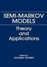 Cover of: Semi-Markov models: theory and applications