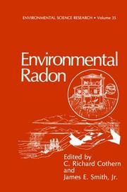 Cover of: Environmental radon