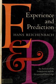 Cover of: Experience and prediction
