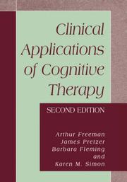 Cover of: Clinical applications of cognitive therapy