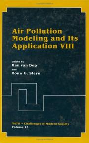 Cover of: Air pollution modeling and its application VIII by NATO/CCMS International Technical Meeting on Air Pollution Modeling and Its Application (18th 1990 Vancouver, British Columbia, Canada)
