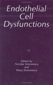 Cover of: Endothelial cell dysfunctions