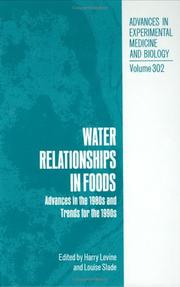 Cover of: Water relationships in foods | 