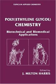 Cover of: Poly(Ethylene Glycol) Chemistry by J. Milton Harris
