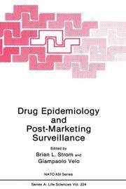 Cover of: Drug epidemiology and post-marketing surveillance by edited by Brian L. Strom and Giampaolo P. Velo.