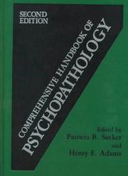 Cover of: Comprehensive handbook of psychopathology