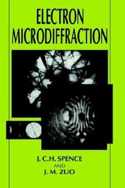 Cover of: Electron microdiffraction