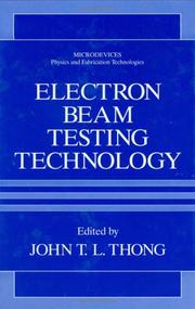 Cover of: Electron beam testing technology