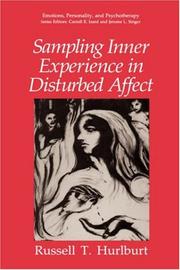 Sampling inner experience in disturbed affect by Russell T. Hurlburt