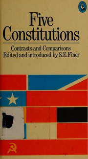 Cover of: Five Constitutions (Pelican) by S. E. Finer