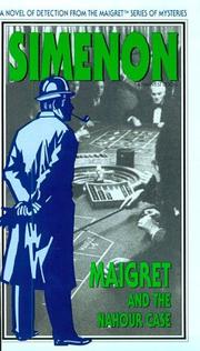 Cover of: Maigret and the Nahour Case by Georges Simenon