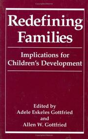 Cover of: Redefining families: implications for children's development