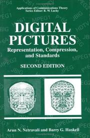 Cover of: Digital pictures: representation, compression, and standards