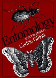 Cover of: Entomology by Cedric Gillott