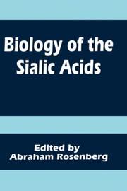 Cover of: Biology of the sialic acids by Abraham Rosenberg