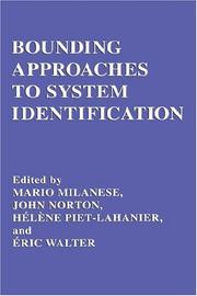 Cover of: Bounding approaches to system identification | 