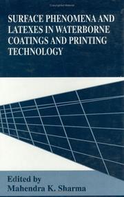 Cover of: Surface phenomena and latexes in waterbone coatings and printing technology | 