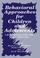 Cover of: Behavorial approaches for children and adolescents