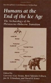 Humans at the end of the Ice Age by Lawrence Guy Straus
