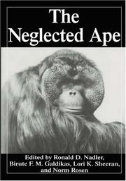 Cover of: The neglected ape by edited by Ronald D. Nadler ... [et al.].