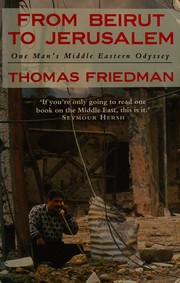 Cover of: From Beirut to Jerusalem: [one man's Middle Eastern odyssey]