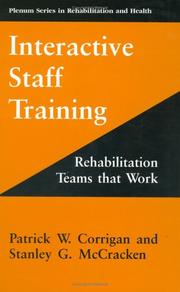 Cover of: Interactive staff training by Patrick W. Corrigan