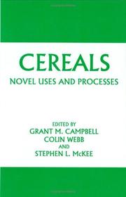 Cover of: Cereals: Novel Uses and Processes
