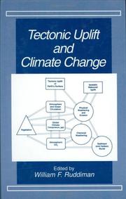 Cover of: Tectonic uplift and climate change by edited by William F. Ruddiman.