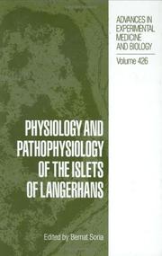 Cover of: Physiology and pathophysiology of the islets of Langerhans