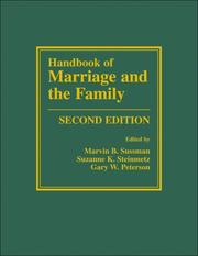 Cover of: Handbook of marriage and the family