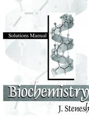 Cover of: Biochemistry Biochemistry: Solutions Manual