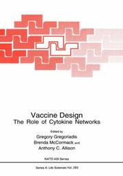 Cover of: Vaccine design: the role of cytokine networks