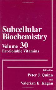 Cover of: Fat-Soluble Vitamins (Subcellular Biochemistry) | 