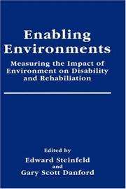 Cover of: Enabling Environments by Edward Steinfeld