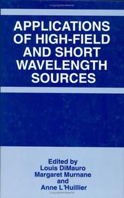 Cover of: Applications of high-field and short wavelength sources