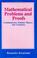 Cover of: Mathematical problems and proofs