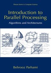 Cover of: Introduction to parallel processing by Behrooz Parhami