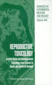 Cover of: Reproductive toxicology by edited by Jesús del Mazo.