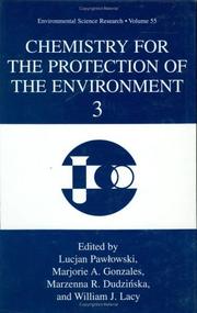 Cover of: Chemistry for the protection of the environment 3
