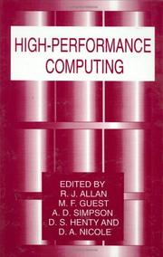 Cover of: High Performance Computing by R. J. Allan