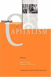 Cover of: Historical archaeologies of capitalism