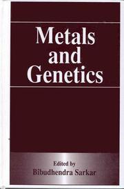 Cover of: Metals and genetics