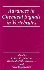 Cover of: Advances in Chemical Signals in Vertebrates